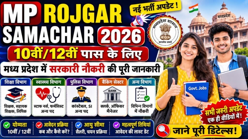 MP Rojgar Samachar 2026