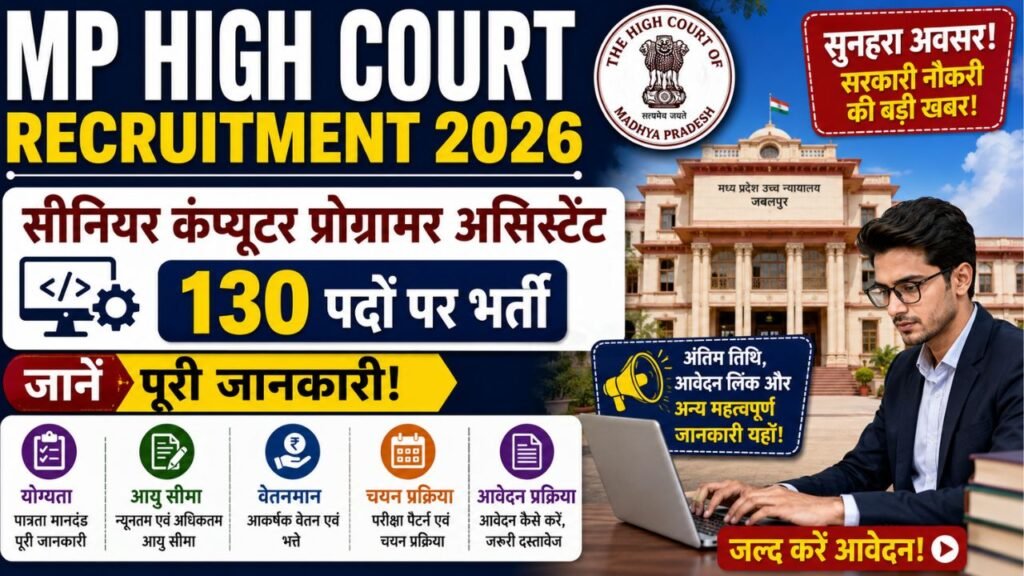 MP High Court Recruitment 2026