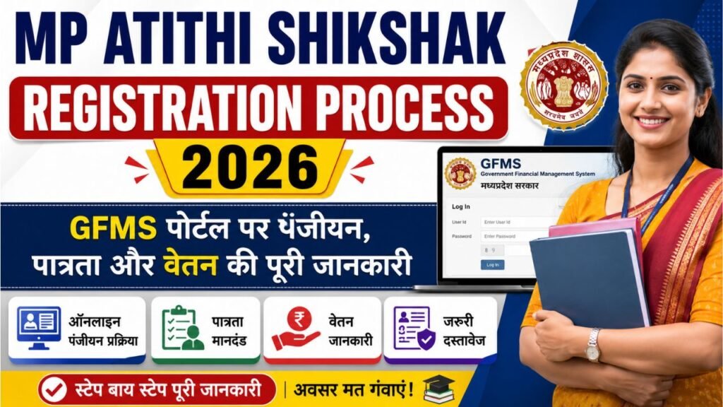 MP Atithi Shikshak Registration Process 2026